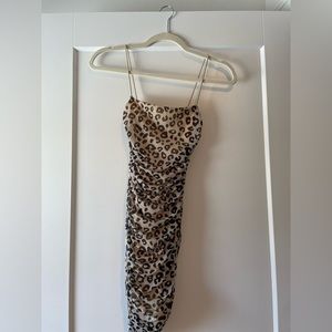 Oh Polly Yellow Embellished Dress Size UK4